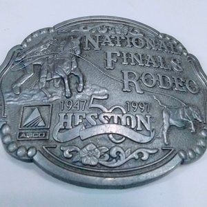 *Vintage* Hesston 50th Anniv. Commemorative Buckle